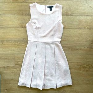 Forever 21 Blush Shimmer Skater Dress